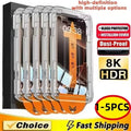 1-5Pcs Dust Free Easy Installation Screen Protector For iPhone 17 16 15 14 11 13 12 15 16 Pro Max Mini XS X XRTempered Glass