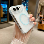 Solid Color Skin Feel Hinge Protection Case For iPhone Duo 18Duo 18 Fold Shockproof Folding Phone Cover