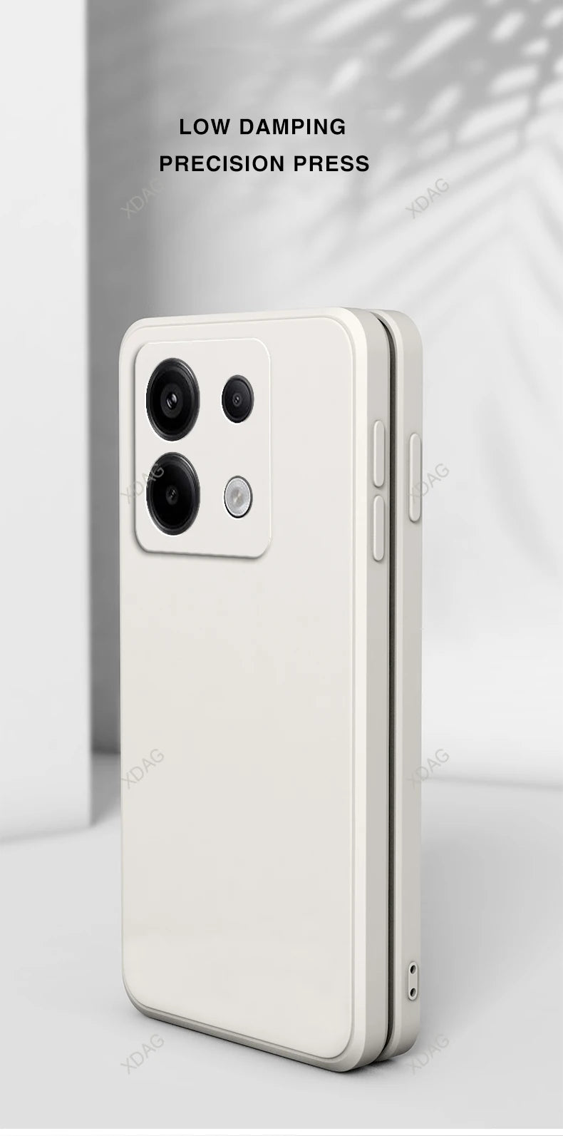 Original Square Liquid Silicone Phone Case for Xiaomi Poco X6 PocoX6 Pro 5G Lens Protection Soft Couples Cover Thin Fundas Coque