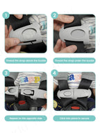 Universal Seat Chest Harness Clip - Anti EscapeBaby & Kids Seat Safety Buckle Lock, Adjustable Guard for Strollers & Car Seats