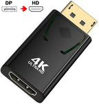 4K 30Hz/60Hz DP DisplayPort to HDMI-compatible Adapter Converter Display Port DP to HDTV Adapter Video Audio Laptop PC Laptop