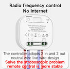 Self-powered Wireless Wall Switch No Battery Required 86Type RF433Mhz Waterproof Wall Switch