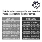 ROG Republic of Mouse Mat ASUS Gamers Large Mouse Pad Rubber Non-Slip Big Carpet Pc Computer Keyboard Accessories Big Desk Mat