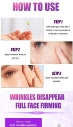 Instant Anti Wrinkle Effect Remove Facial Wrinkles Moisturizing Serum To Fine Lines Around The Eyes Crow's Feet Neck Wrinkle