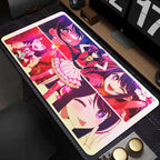 Gaming Accessories Mause Pads Oshi No Ko Hoshino Ai Computer Mouse Pad Carpet Kawaii Girl Deskmat Keyboard Pads коврики для мыши