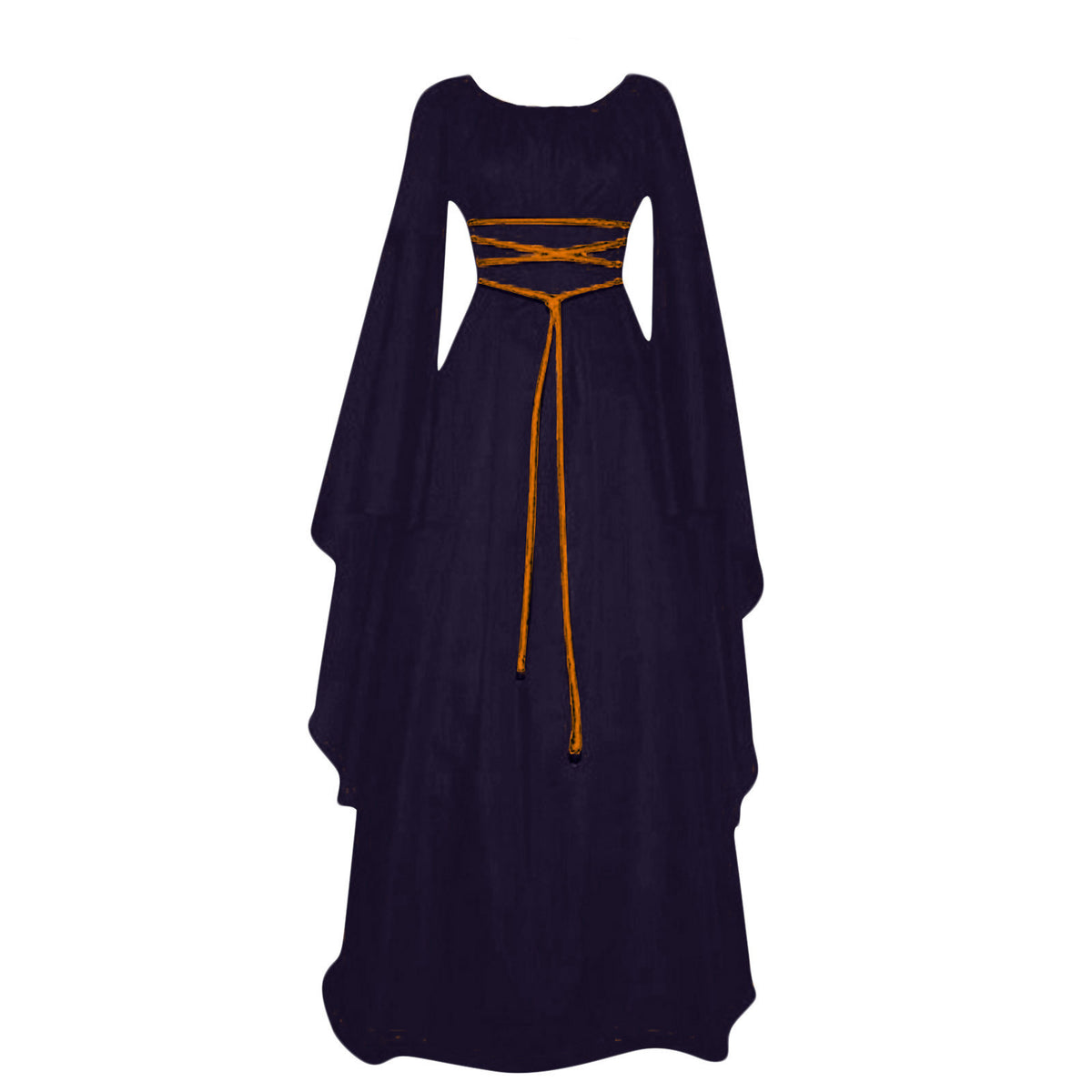 Women Dresses Vintage Medieval Cosplay Costume Ghost Witch Vampire Gothic Dress Halloween Christmas Masquerade Party Dress