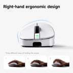 MCHOSE A7 Ultra RE Gaming Mouse 8000Hz Polling Rate Ergonomic Design 20000fps 42000DPI 750IPS Super Glide Coating 500mAh Battery