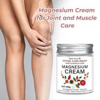 Non-Greasy 100g Magnesium Joint & Muscle Care Cream Nourishes/Moisturizes, Daily Use Boosts Elastic Skin Chamomile, Lavender