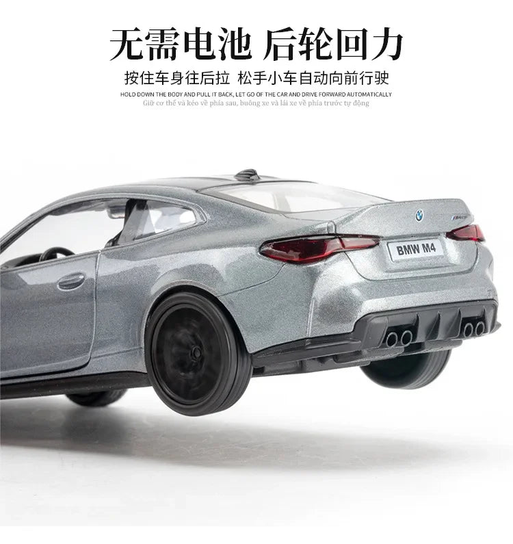 1:36 M4 CSL Sports Car Metal Toy Alloy Car Diecasts & Toy Vehicles Car Model Model Car