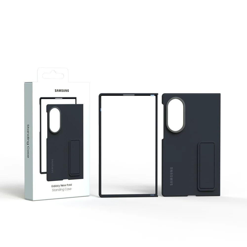 Original Genuine For Samsung Galaxy Z Fold8 Standing Case High Quality Foldable Bracket Cover ZFold8 Protector Shell & Box