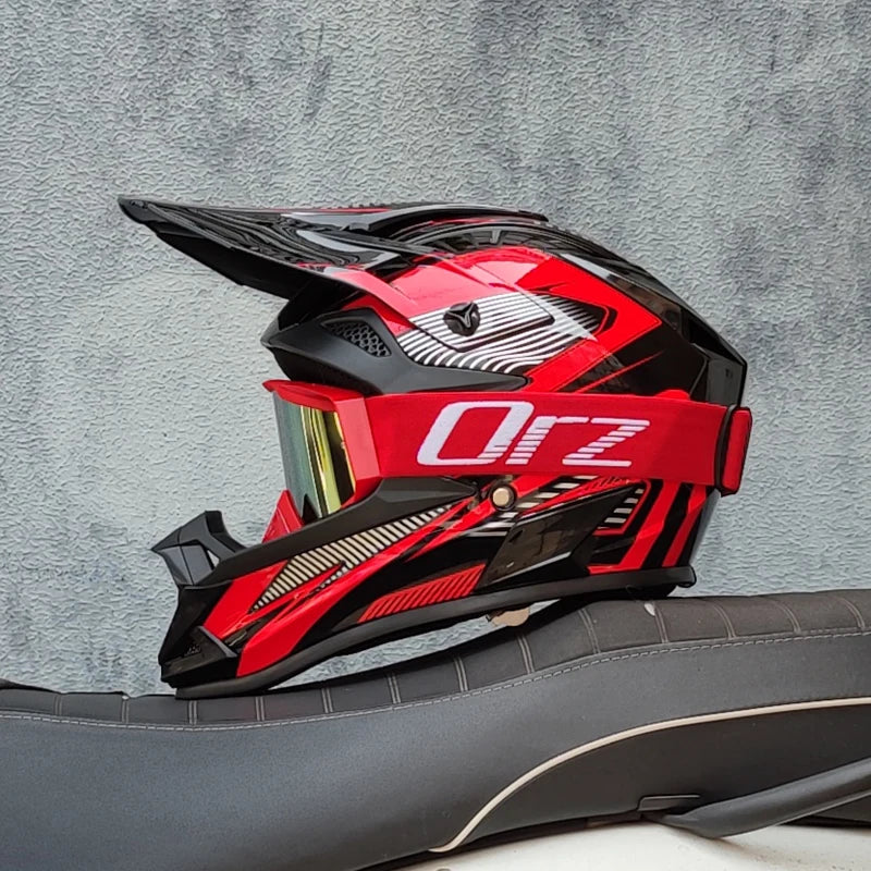 Super-Cool Motorcycle Off-road Helmet ATV Dirt Bike Helmet MTB Downhill Full Face Helmet Free gifts&a lot of Design capacetes