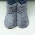 Gift Comfortable Washable USB Charging Electric Heated Shoes Warm Foot Winter Warming Slipper Foot Warmer Shoes