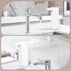  Automatic Soap Dispenser Stainless Touchless Rechargeable Hand Sanitizer Shampoo Detergent Dispenser for Kitchen Bathroom Toil