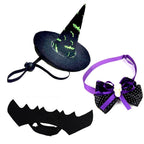 Halloween Pet Costume Set Cute Cat Cosplay Outfit Halloween Party Pet Dog Dress‑up Accessories Kitten Transformation Clothes