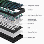 MCHOSE Jet75 Kailh Magnetic Switch 8kHz Polling Rate Magnetic Switch Gaming Keyboard Hall Effect Hot-Swappable Customized RGB