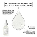 2% Salicylic Acid Facial Serum, Anti-Acne Essence for Troubled Skin, Deep Hydrating & Pore Cleansing Daily Facial Skin Care