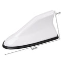Universal Carbon Fiber Look Car Roof Top Mount Shark Fin Aerial Antenna Toppers Auto Radio AM FM Antenna Signal Amplifier Aerial