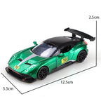 (Bagged) 1:36 Martin Alloy Racing Car, 1.36 scale simulated alloy pullback racing car, boy's toy, simulated racing car