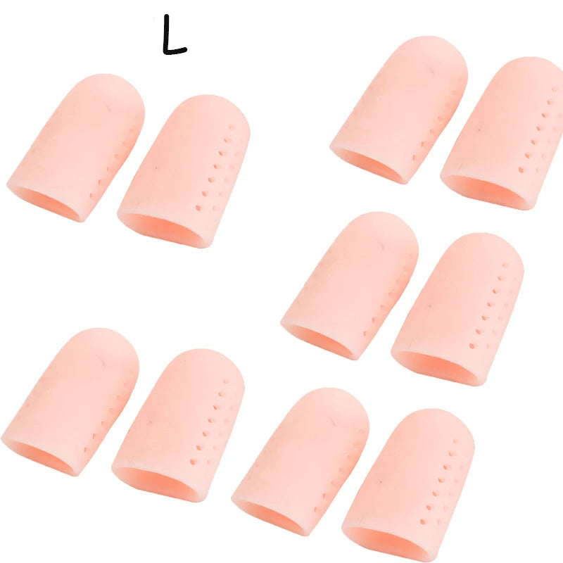 New Breathable Toe Protectors Sleeve Bunion Pads Cushion Big Toe Guards Silicone Toe Covers For Protection Of Ingrown Toenails