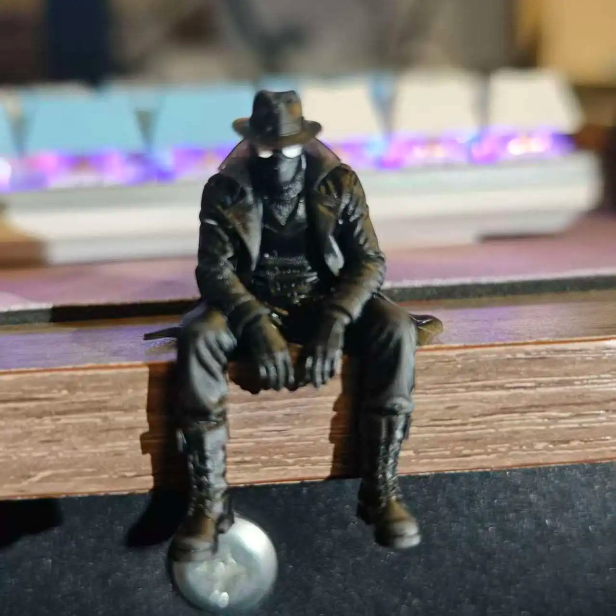 Spider Man Venom Batman Sitting Posture Anime Figure Statue Statue Collection Model Toy Car Desktop Ornament Collect Toy Gift