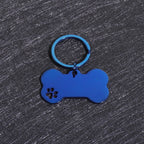 Custom Name Dog Tags Personalized Text Dog ID Tag Bone Shaped Stainless Steel Laser Engraving Anti-lost Customized Pets ID Tag