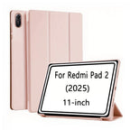 Case for Xiaomi Redmi Pad 2 2025 11-inch PU Leather Flip Smart Cover,Magnetic Stand Case,Soft Silicone Back Shell