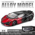 1:24 Lamborghini Revuelto Super Sports Car Alloy Metal Diecast Model Car Ornament Decoration Collectibles Kids Toy Birthday Gift
