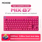 Mchose Mix87 Magnetic Swtich Keyboard Wired Gaming Keyboard 8K+256K Esport 0.08ms Low Latency E-Sports Custom Gamer Accessories