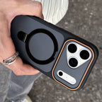 Shockproof Bumper Matte Kickstand Holder Case for iPhone 17 Air 16 14 15 Plus 13 12 11 Pro Max For Magsafe Magnetic Armor Cover
