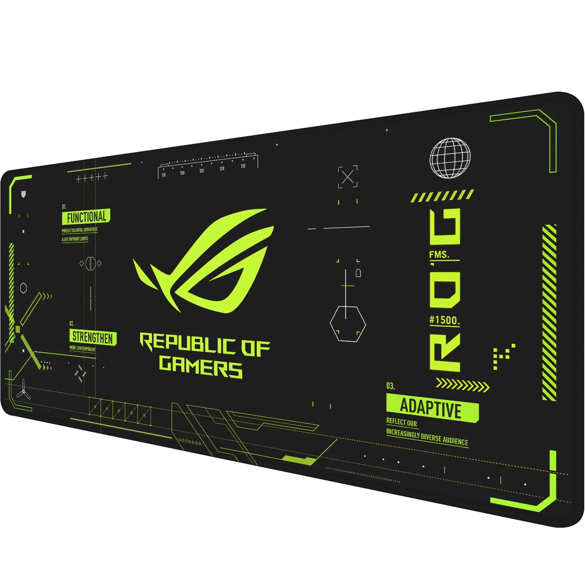 Extended Gaming Mouse Pad | Non-Slip Rubber Base, Stitched Edges