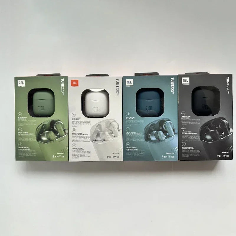 JBL Tune 220TWS True Wireless Bluetooth Earbuds with Bass Sound and Mic