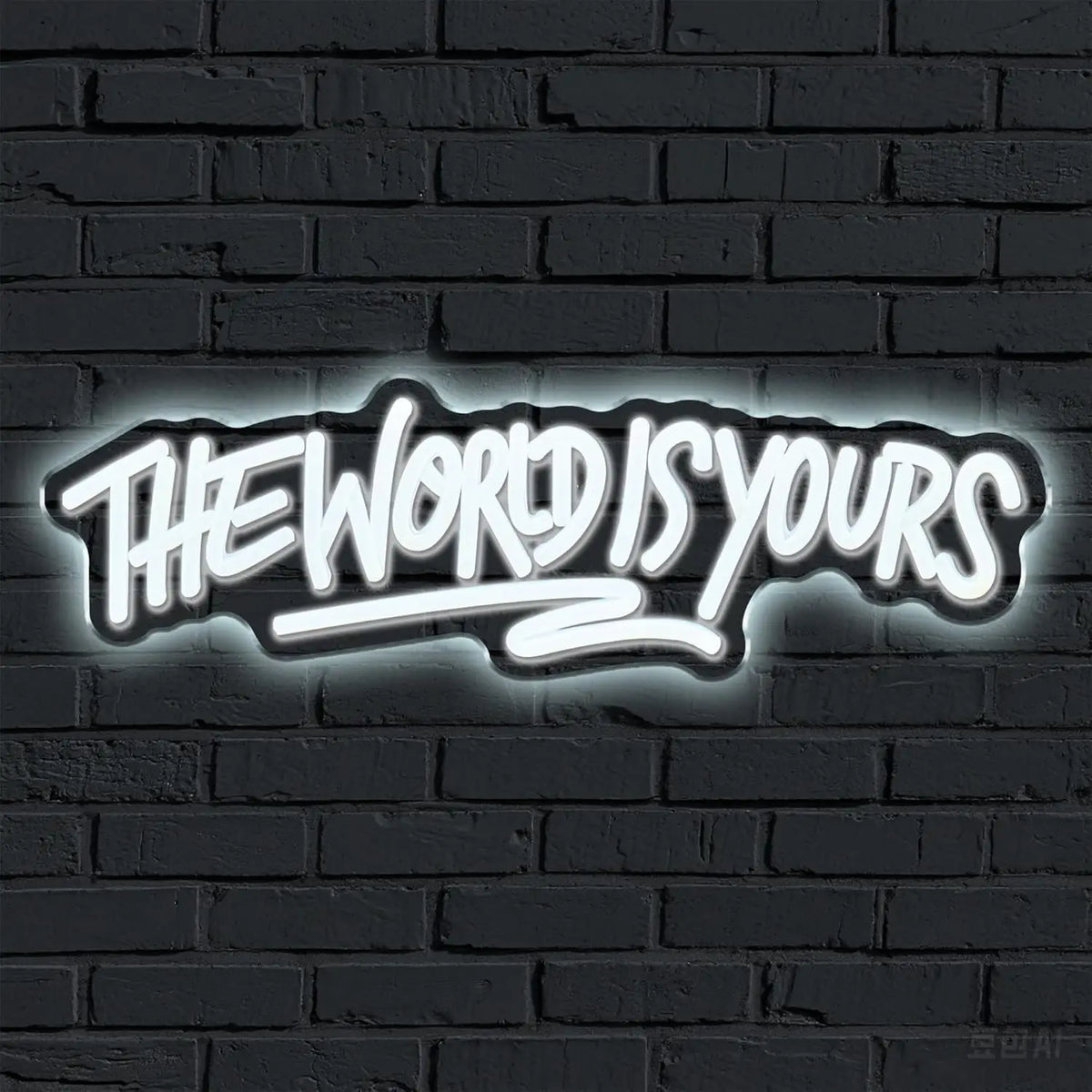 The World is Yours Neon Sign USB Powered LED Light for Beer Bar Wedding Birthday Party Game Room Bedroom Decoration Wall Light