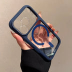 Transparent Defender For Magsafe Case for iPhone 18 17 16 15 14 13 Pro Max Camera AI Touch Control Wireless Charge Acrylic Cover