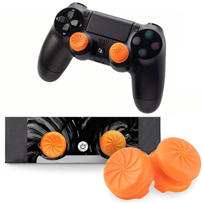 Silicone Thumb Grip Cover Rocker Stick Extenders Caps Game Joystick Controller Accessories Thumbstick Grip Caps For PS4 PS5 Xbox