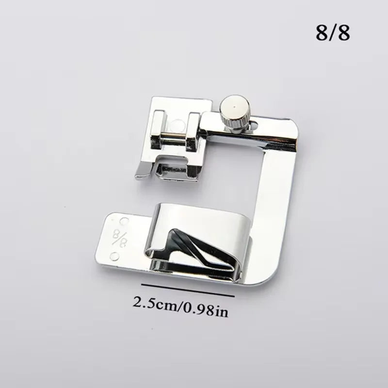 Sewing Hemming Set 1/3Pcs Wide Hem Foot 1Pc Or 3Pcs Narrow Rolled Hem Presser Feet For Brother Singer Low Shank Sewing Machines
