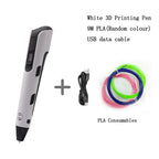 Upgraded 3D Printing Pen 9 Meter Pla Filaments Children S Birthday Christmas and New Year Gifts Three Dimensional Painting Tools