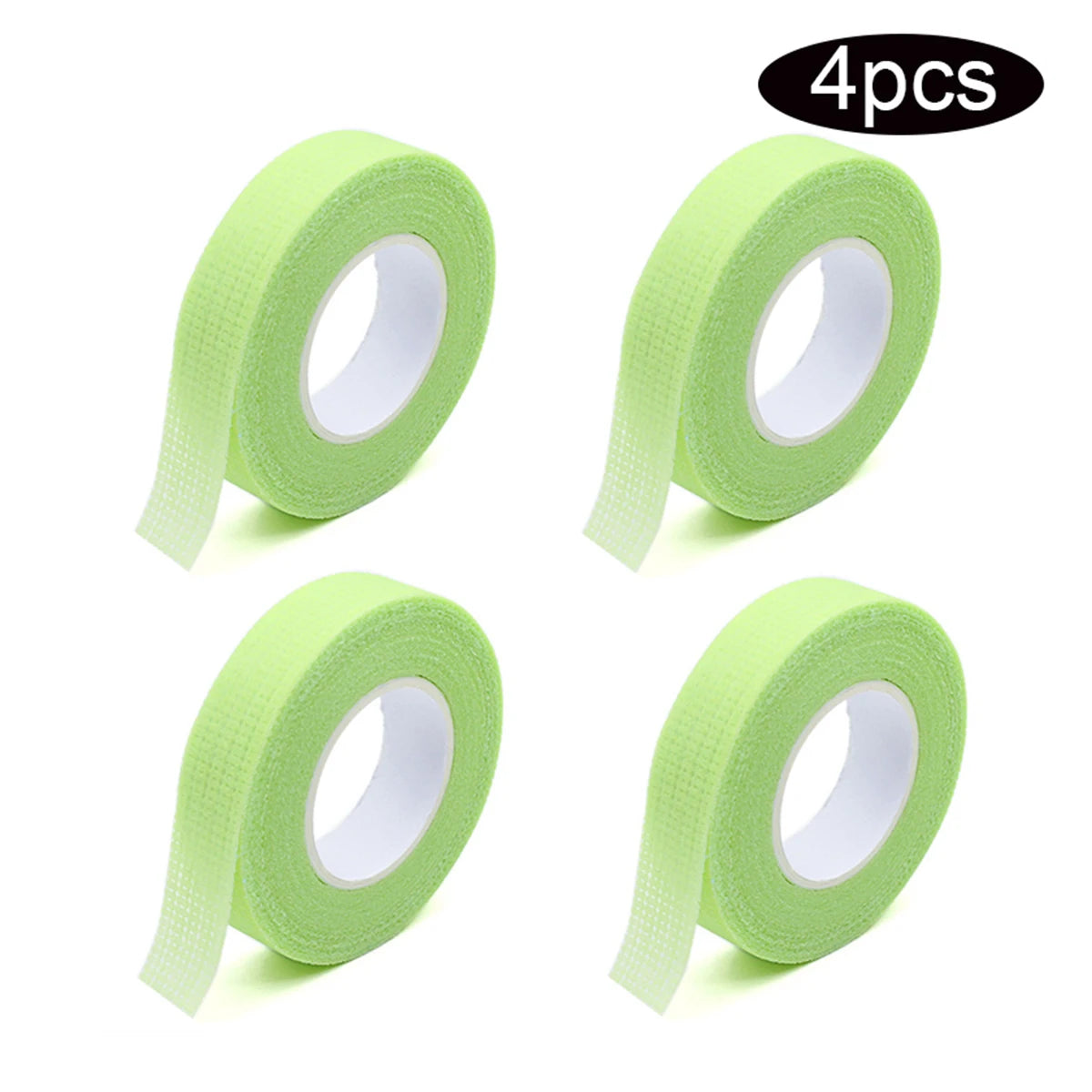 OKAYLASH 4Pcs/lot Eyelash Extension Tape  Breathable Medical Non-woven Adhesive Tape Eyelash Patch Tapes Cutter Cutting Tool