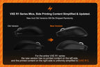 ATK VXE Dragonfly R1 Pro MAX Esports Wireless Gaming Mouse Rechargeable PAW3395 R1 Pro  Lightweight Custom FPS Mouse For CSGO