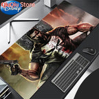 HD Print Anime Mouse Pad Office Computer Gamer Mousepad Laptop P-punisher Keyboard Pad PC Terror Skull Logo Gaming Desk Mice Mat