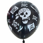 Halloween Decoration Balloon Ghost Pumpkin Skeleton Ghost Bar Party Decor Balloon Decoration 12 inch Latex Balloon