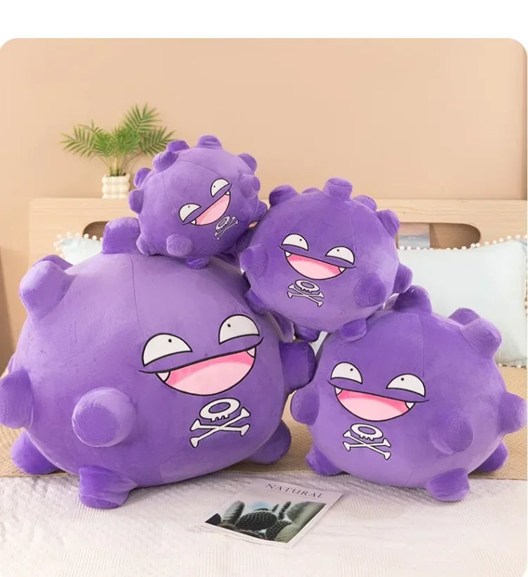 30/75cm Koffing Pokemon Plush Toys Large Anime Doll Cute Pillow Cartoon Huge Pokémon Plushie Stuffed Gift for Kids Christmas