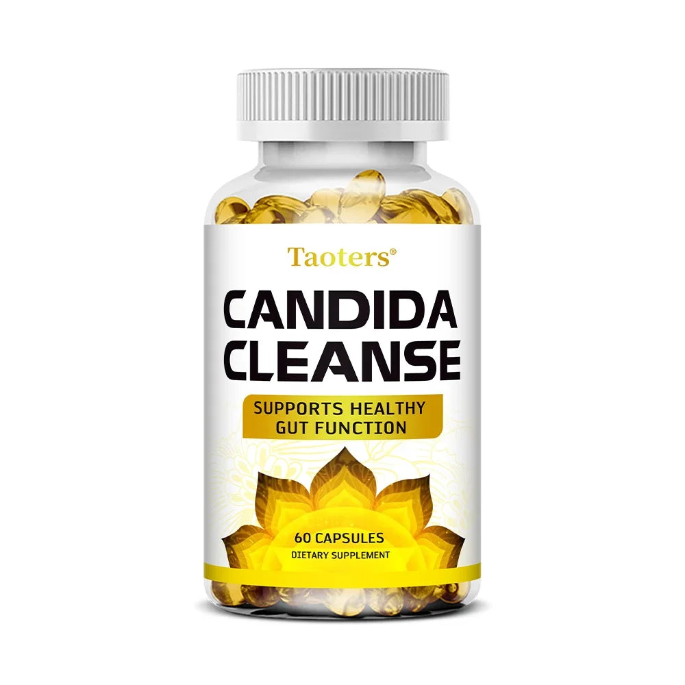 Candida Cleanse - Liver Cleansing, Detoxifying, Supports Intestinal Health, Cleansing Colon, Boosting Energy, 120 Capsules