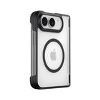 Case For iPhone Duo 18 Fold Magnetic Matte Transparent Acrylic Phone Cover Equipped With Central Hinge Protection Back Shell