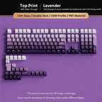 2026 Original Daylight Keycaps PTB Translucent, Side-engraved Oem 135 Keys, Customized To Fit 60/84/98/108 Mechanical Keyboards.