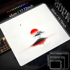 CIFBUY Photovoltaic Glass Gaming Mouse Pad Tempered Micro Etched Smooth Surface FPS Esports Desk Mat for Office Home PC Laptop