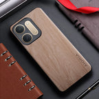 Case for Xiaomi Redmi 17C redmi17 redmi17 c 5G 4G funda bamboo wood pattern Leather back cover for xiaomi redmi 17 17c case