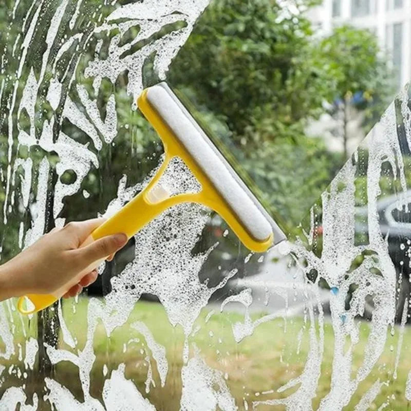 Multi-Function Glass Cleaning Brush with Sprayer