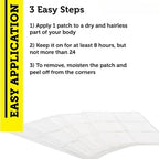 30 Patches Multivitamin Transdermal Patches Vitamins A, B, C, D, E, Biotin For Women , Brain, Heart, Immune & Energy