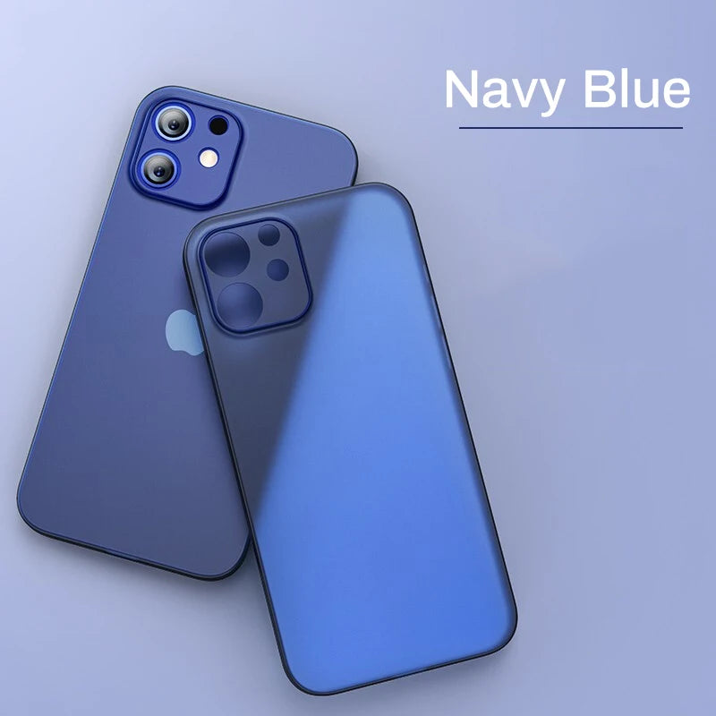0.2MM Ultra Thin Case For iphone 13 14 15 Pro Max 12 Mini 11 X XR XS Max Cover For iphone SE 2020 2022 7 6 8 Plus Hard PC Case