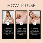 Breast Volume Boost Firm Patches 3 in 1 Nano Water Soluble Microneedle Body Care for Breast Butt Lift Targeted Hydration